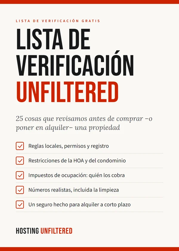 Portada de La Lista de Verificación Unfiltered